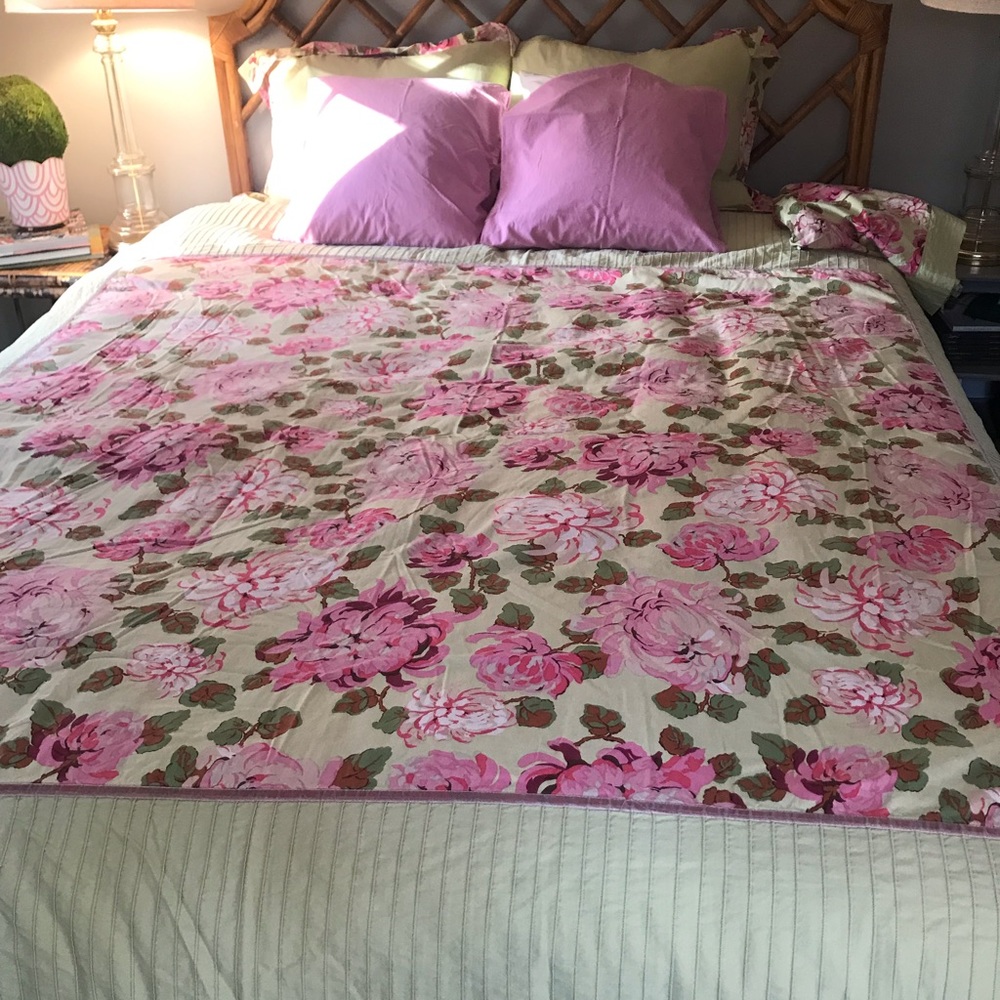 Anthropologie queen duvet cover set